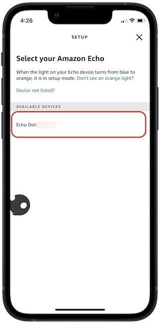 Set up Amazon Echo speakers with iPhone 11