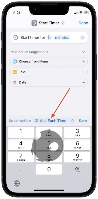 use Siri shortcut to create timers on iPhone 3