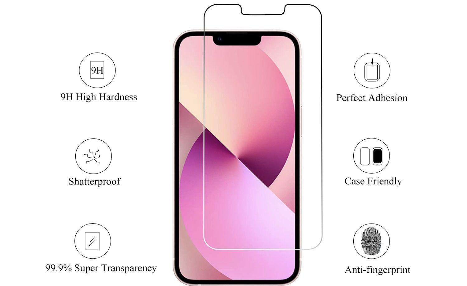 Ailun glass screen protector for iPhone 13 mini 2