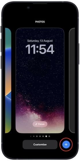 set gradient wallpapers on iPhone 2