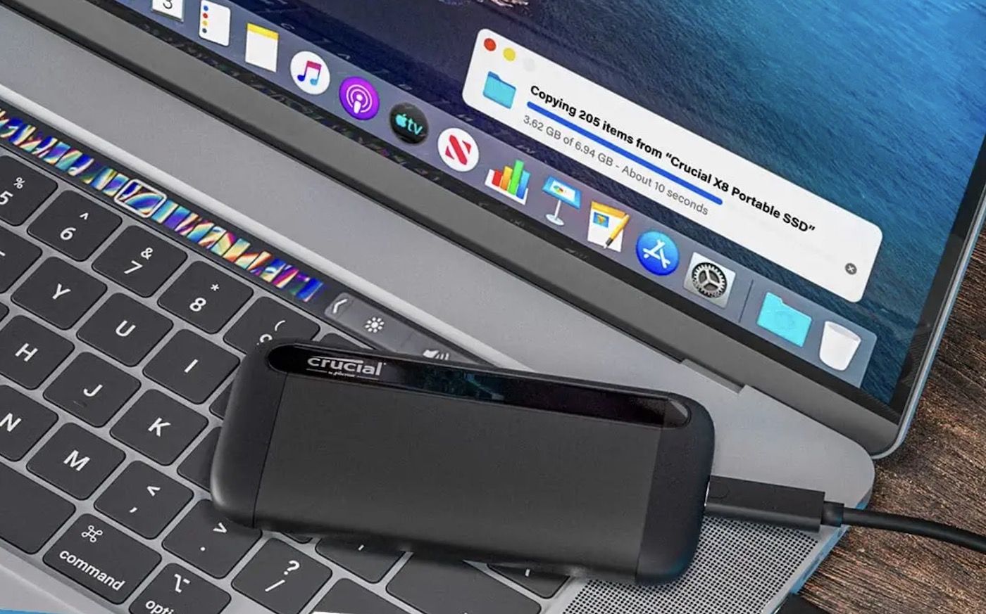 Crucial X8 1TB Portable SSD for MacBook Air