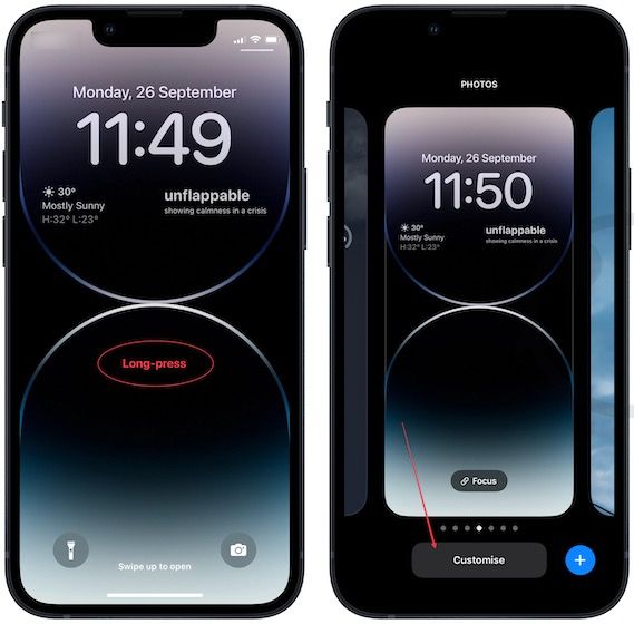 Display a custom message on the iPhone lock screen 6