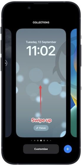 2. Delete lock screens in iOS 16