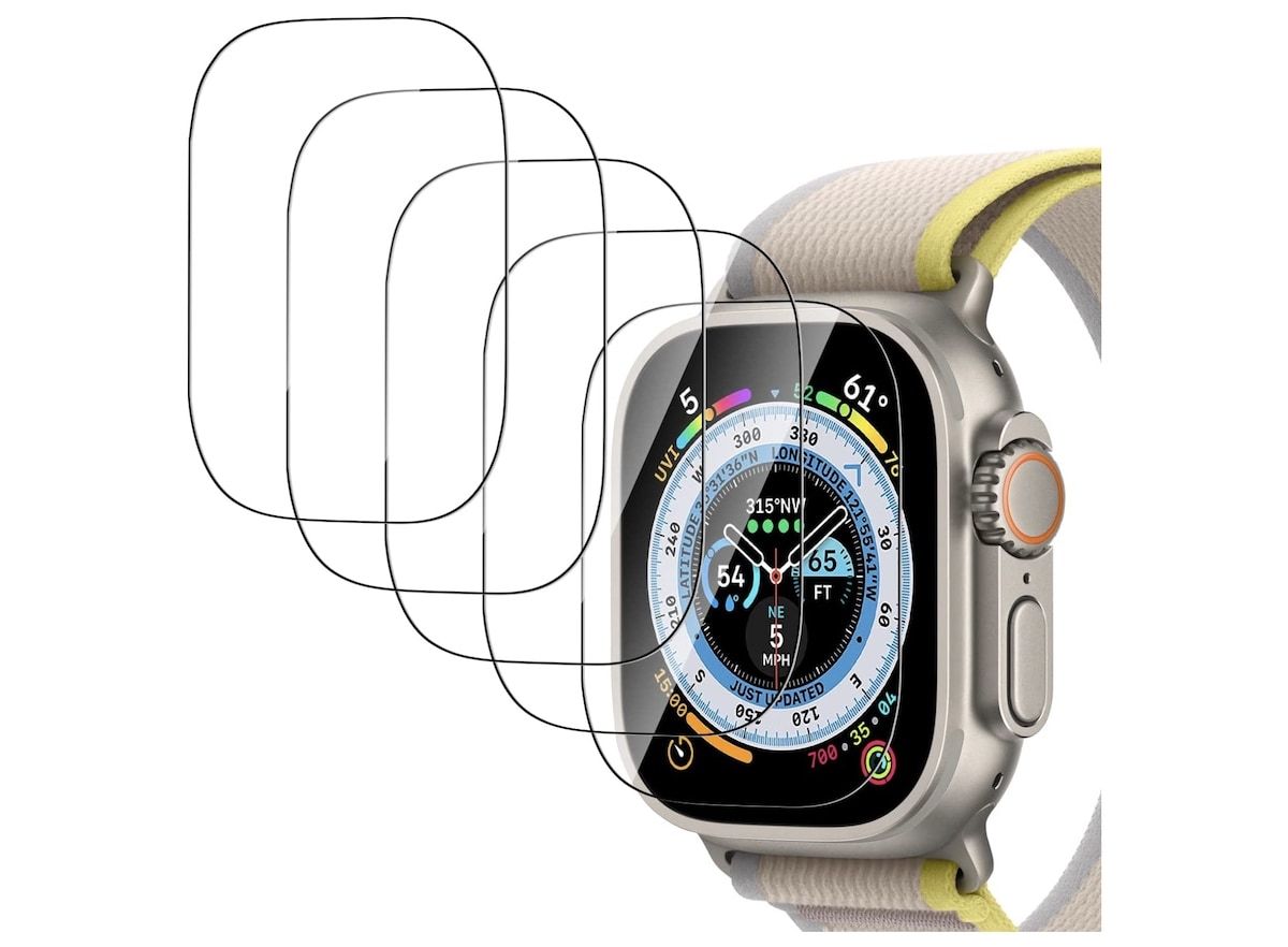 Smiling screen protector compatible with Apple Watch Ultra