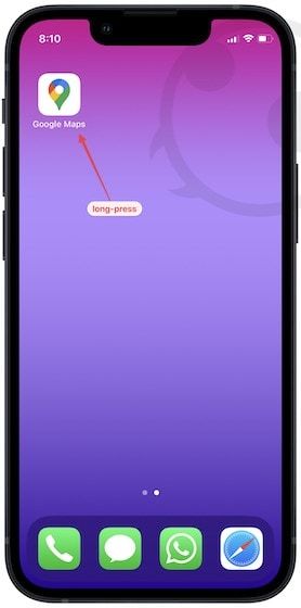 Share your current location using Google Maps on your iPhone 1
