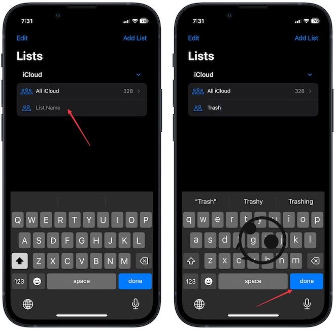 delete multiple contacts on iPhone 3
