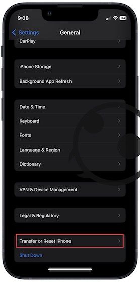 clear keyboard history on iPhone 2