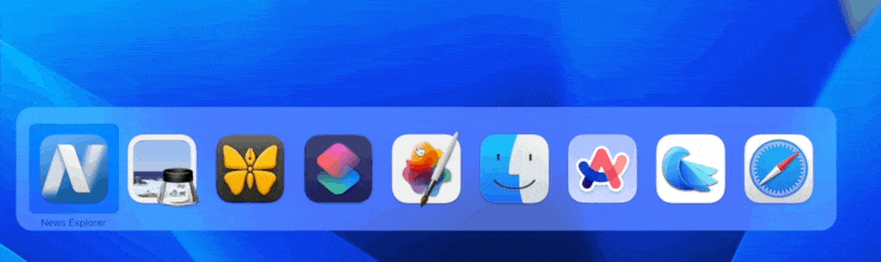 Using command tab menu to quit apps on Mac