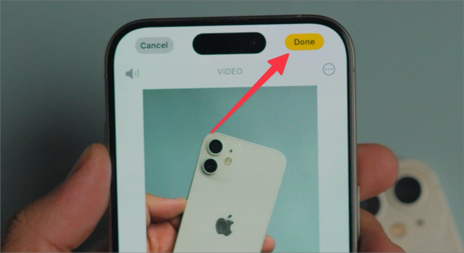 tap the&nbsp;Done&nbsp;button in the top-right corner