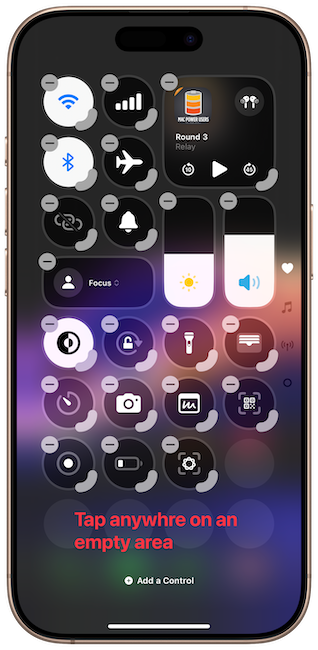 getting out of editing mode