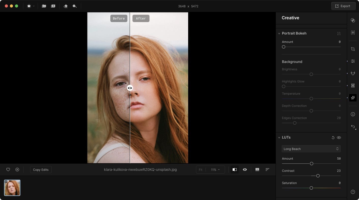 LUTs in Aperty