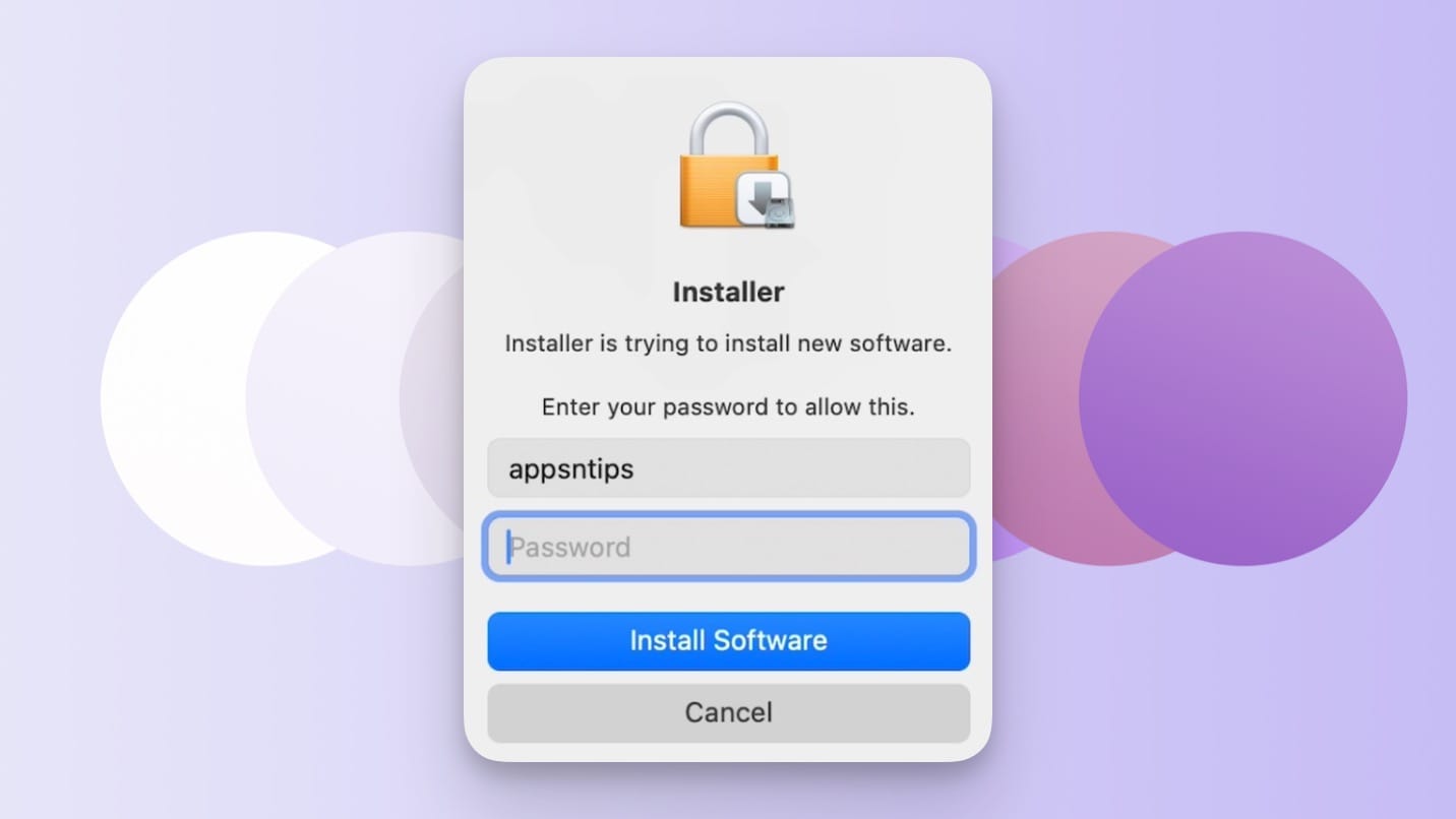 Mac password prompt
