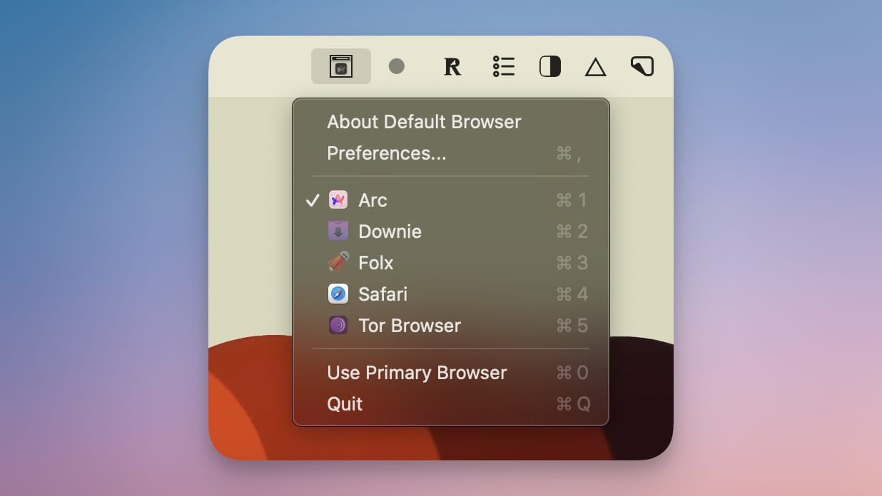 Default Browser app in Action