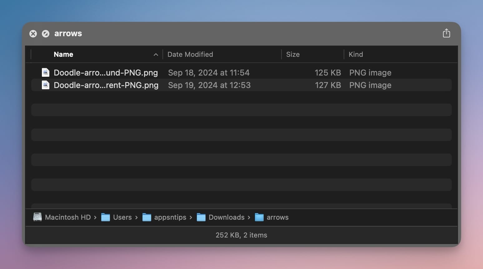 Folder Preview in Action