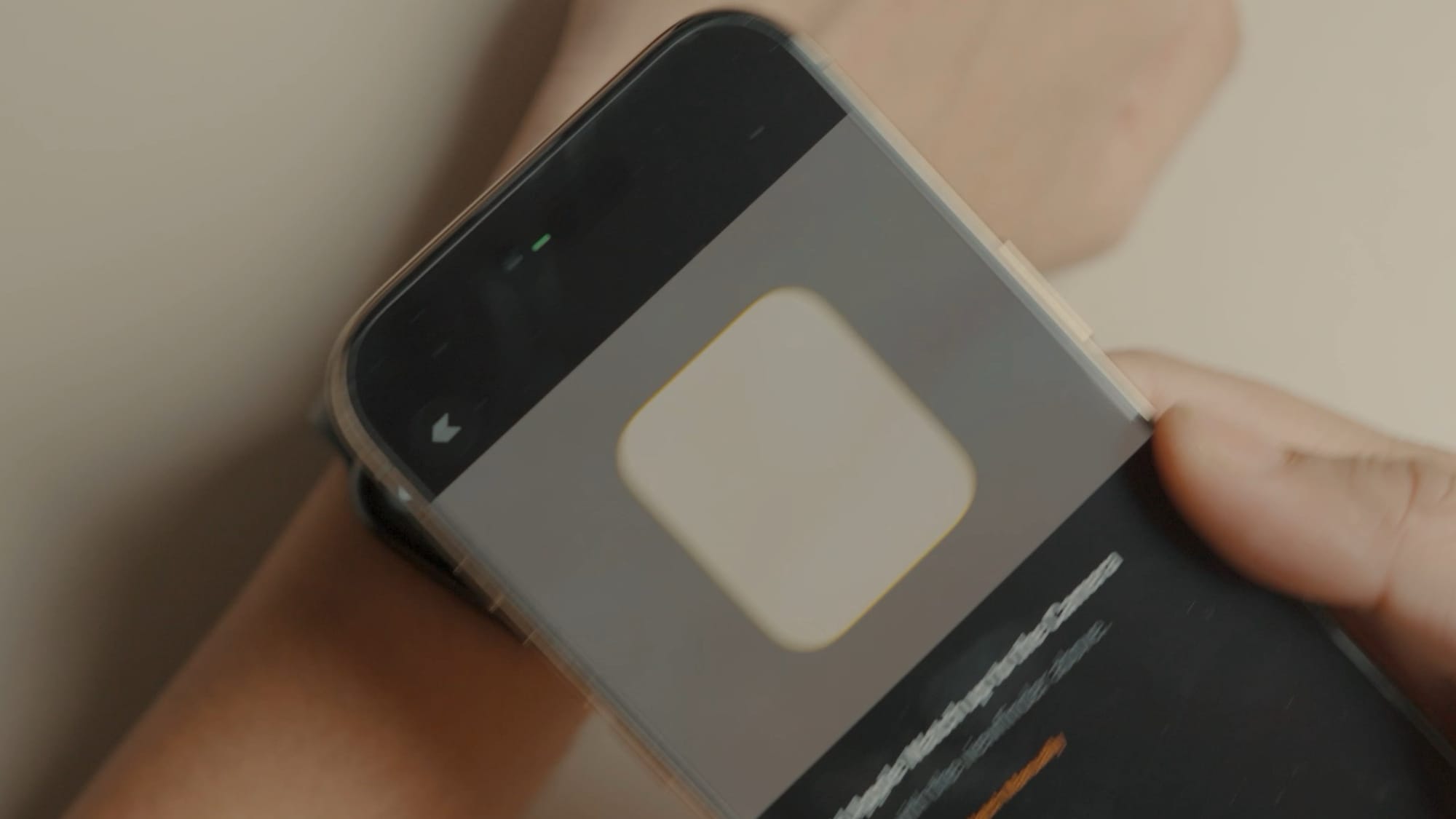 scanning the apple watch