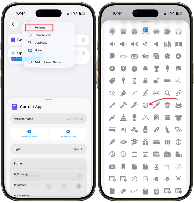 adding an icon to shortcut