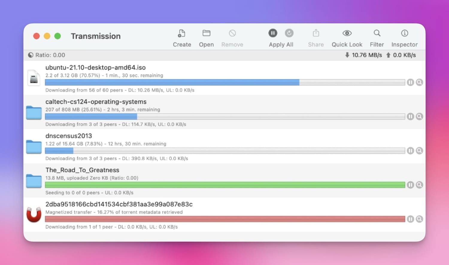 transmission app screenshot