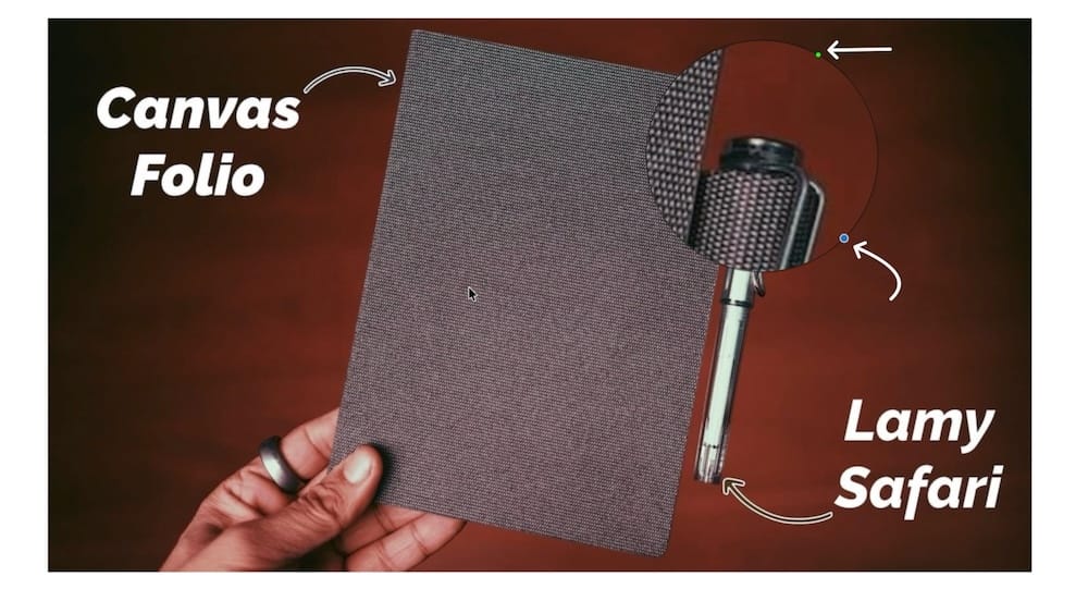 magnifier tool in action