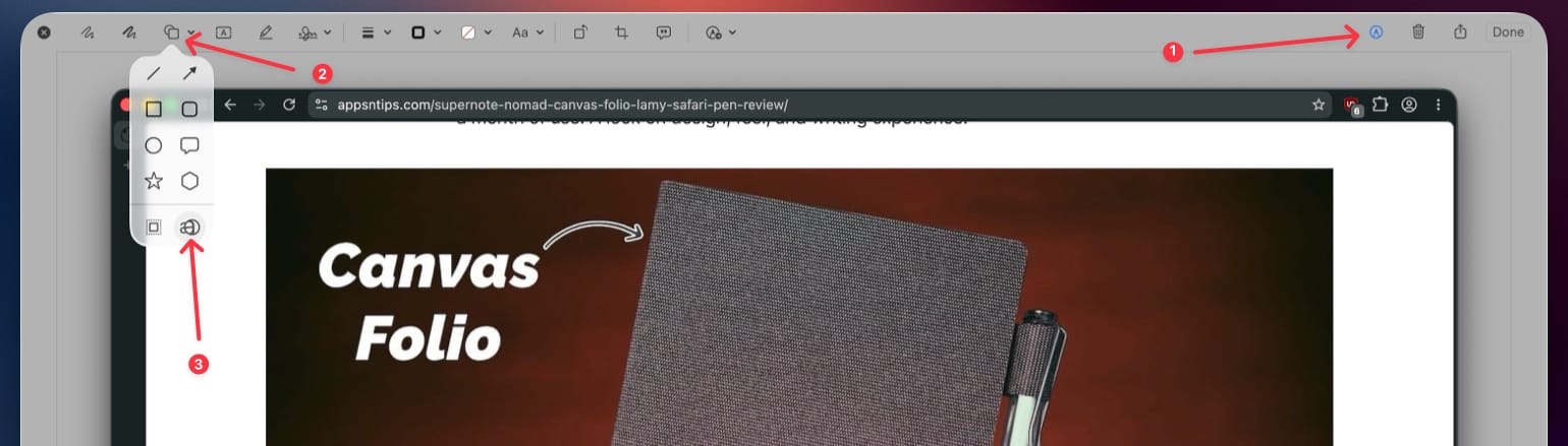 opening magnifier tool