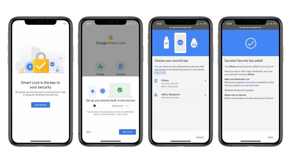 How to Use iPhone as Physical Security Key for 2FA on Google Accounts