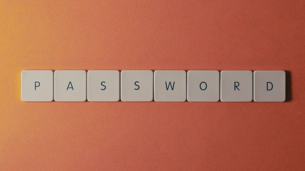 Keyboard keys spelling password