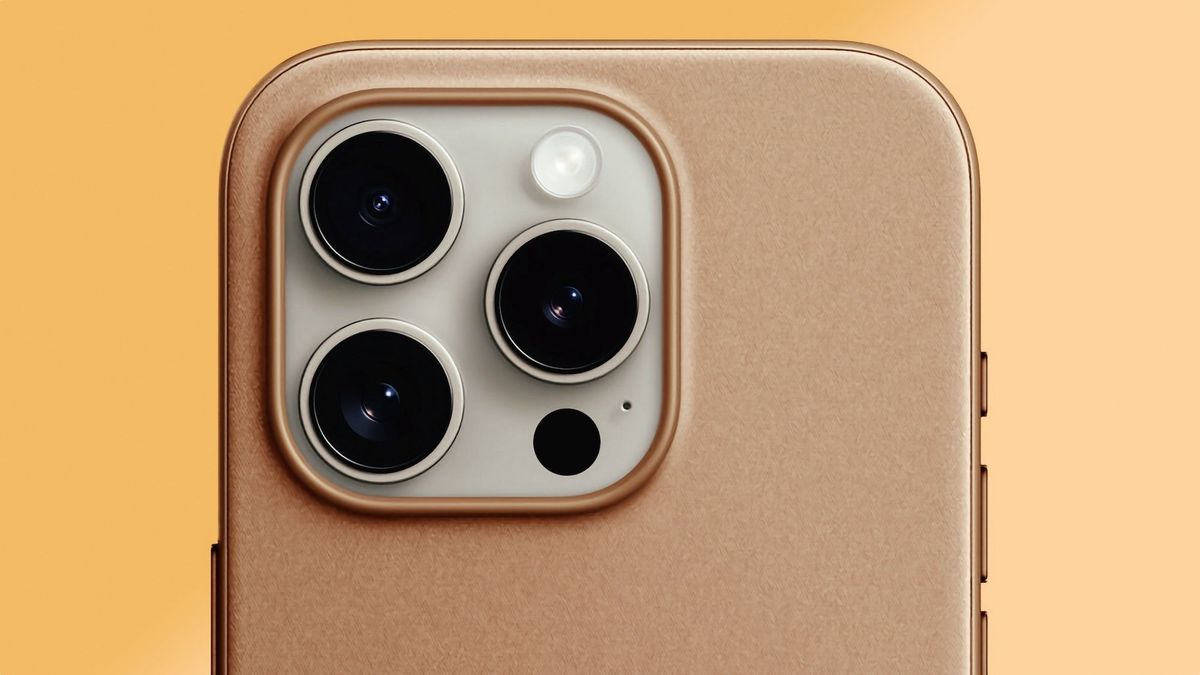 iPhone 15 Pro in a case
