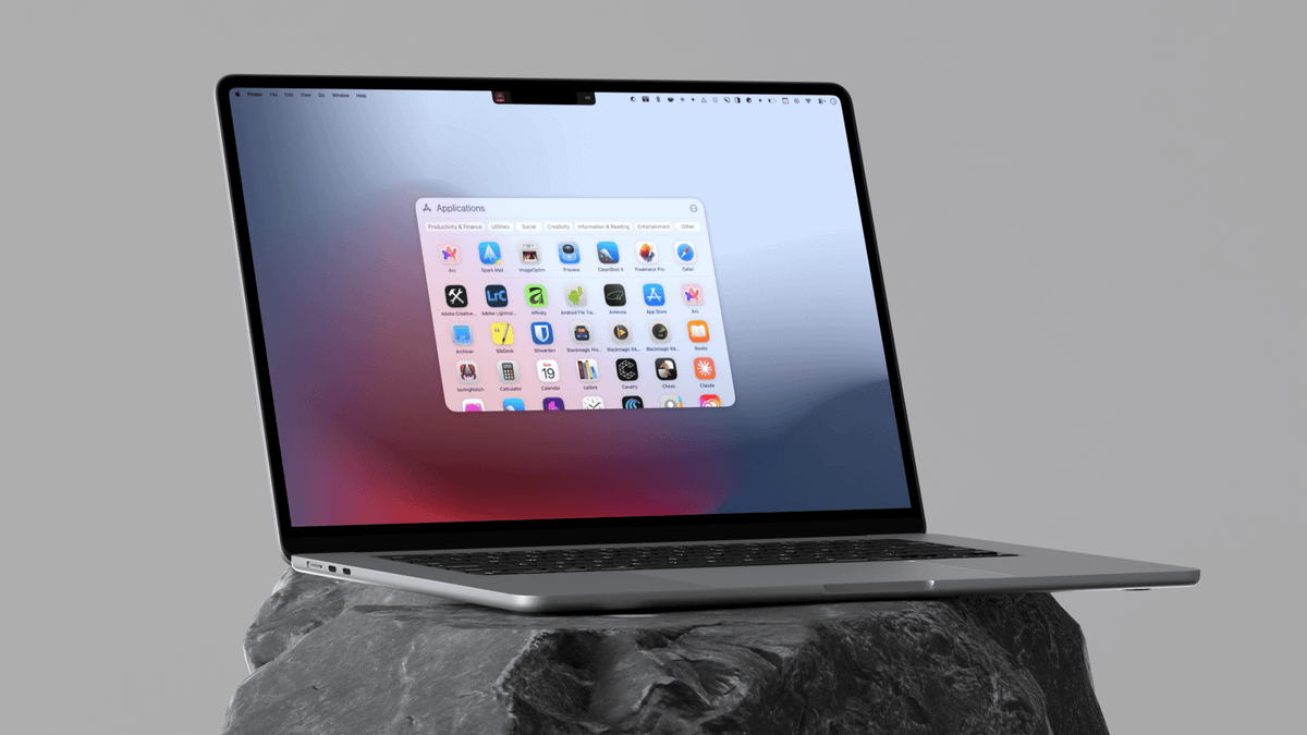 MacBook showing mac apps