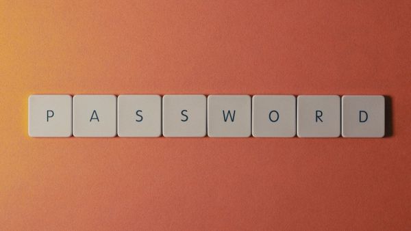 Keyboard keys spelling password