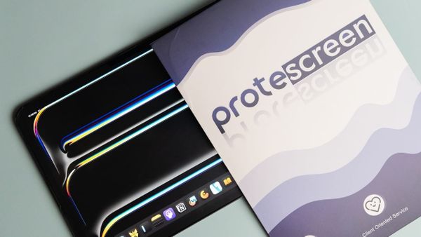 Protescreen screen protector on iPad Pro