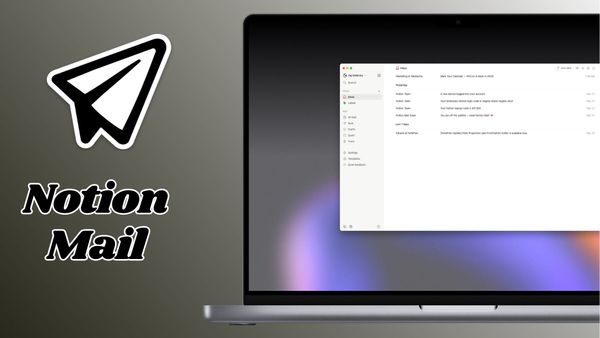 Notion Mail running on Mac