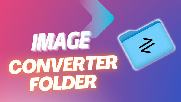 featured image showing Folder icon with image convert folder text next to it
