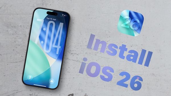 iPhone running iOS 26