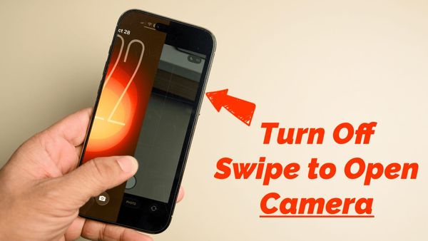 How to Turn Off Lock Screen Swipe to Open Camera Gesture on iPhone