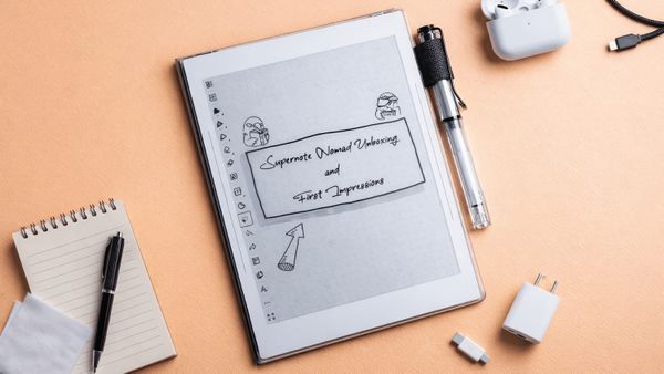 Supernote Nomad A6X2 Unboxing, Set Up, and First Impressions