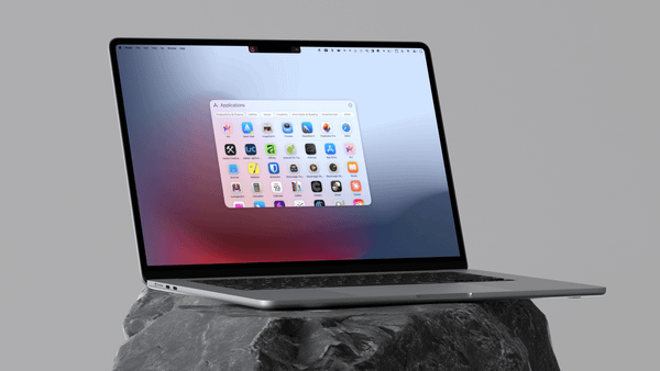 MacBook showing mac apps