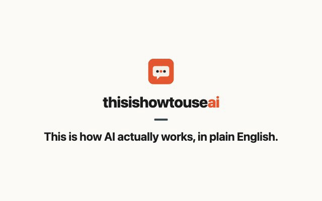 This is how AI actually works, in plain English (animated demo)
