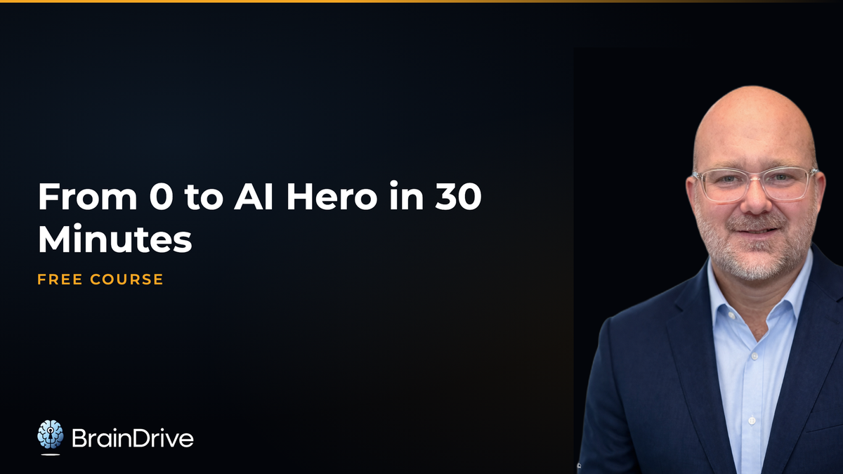From 0 to AI Hero in 30 Minutes