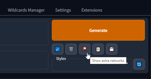 Using Custom Objects in Automatic1111 screenshot