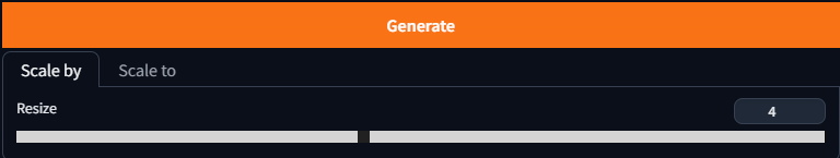Screenshot showing he upscaled image's size ratio varies from the input image, you should check or uncheck the Crop to...