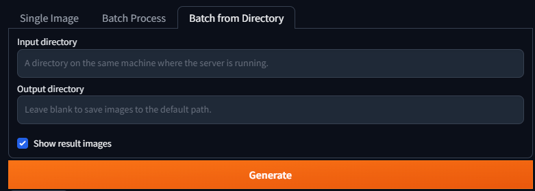 Batch from Directory screenshot