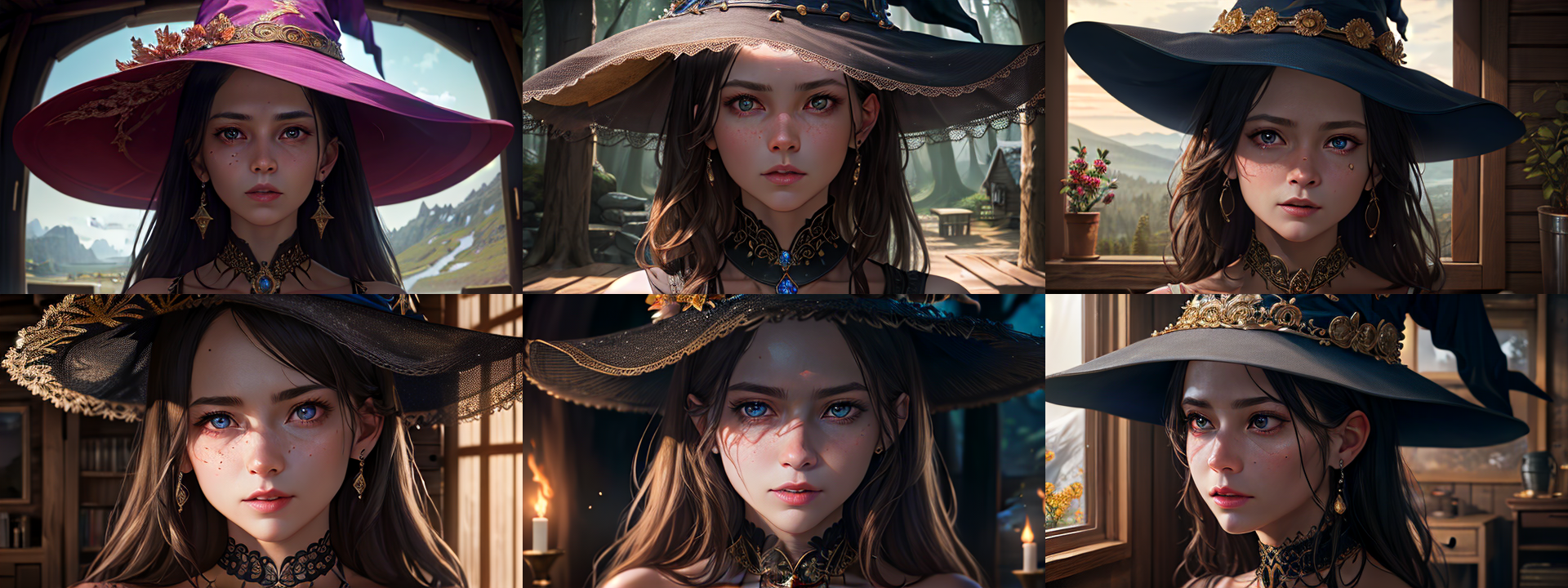 10 Steps comparison output