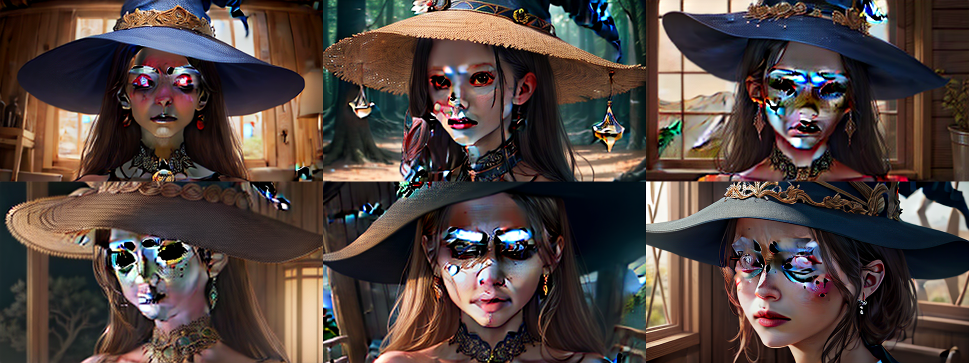 20 Steps comparison output