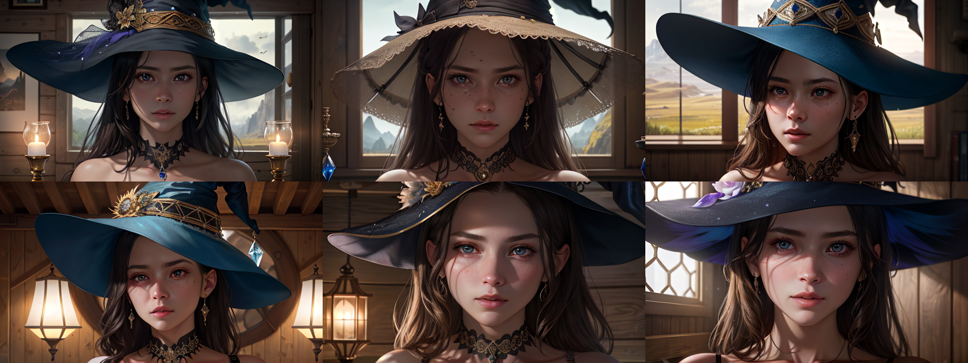 20 Steps comparison output