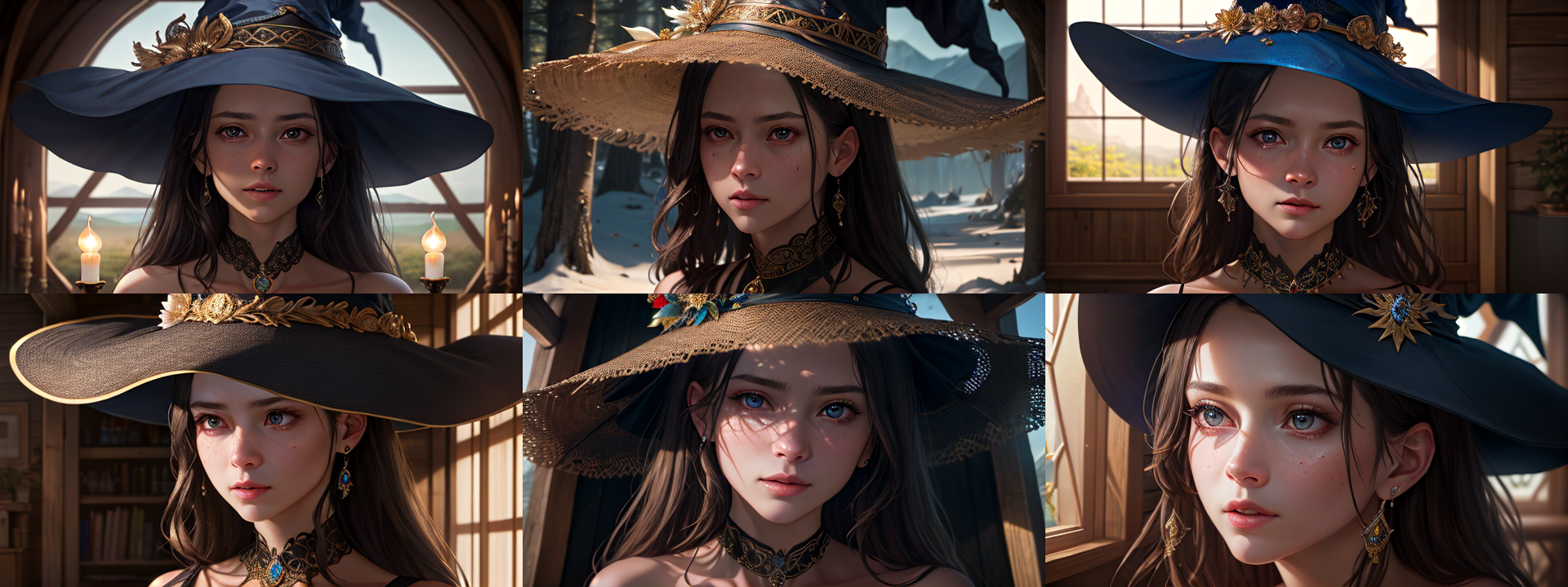 20 Steps comparison output