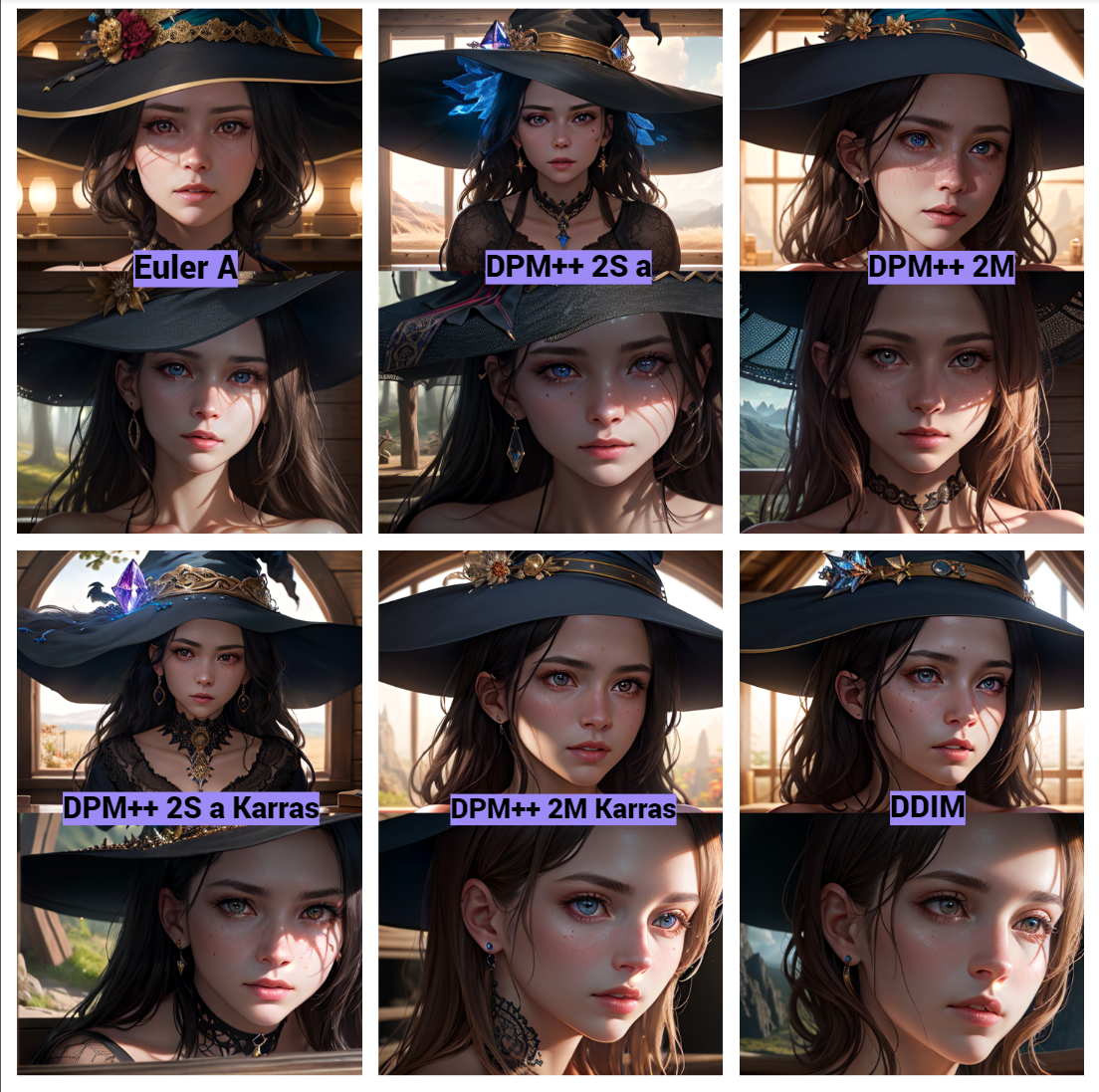 Hero image for Sampling Methods in Stable Diffusion: Learn how sampling methods affect image generation quality, speed, and style so you can choose the right...