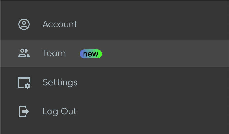 Where To Sign Up or Manage Your Team Plan screenshot