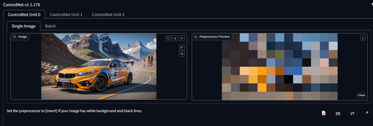 Color grid T2I adapter screenshot