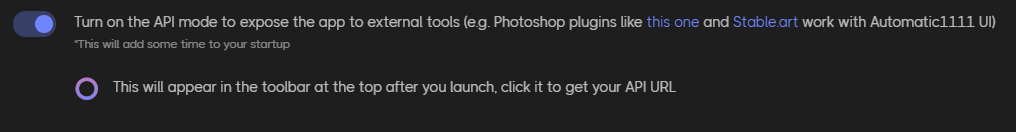 Screenshot showing in the server launcher