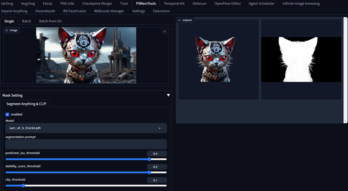 Screenshot showing picture with high accuracy