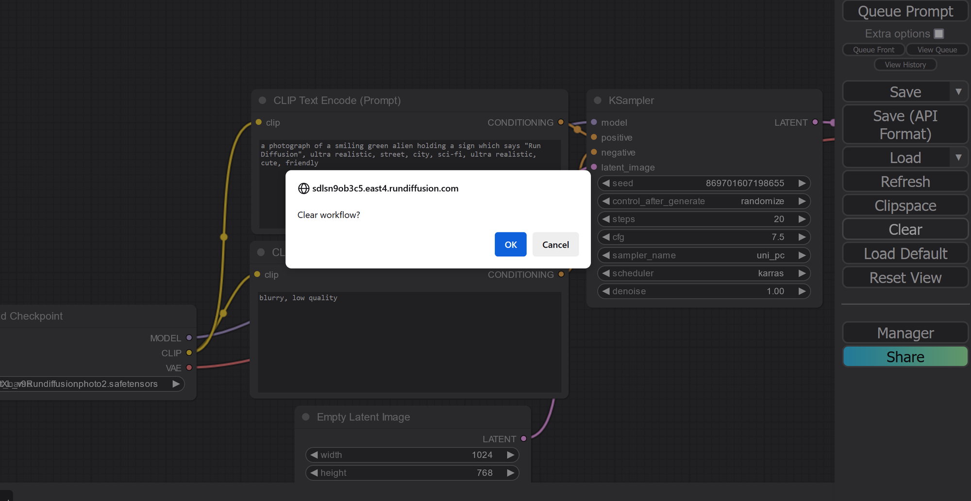Workflow : Ensure your workflow is clear for a fresh start